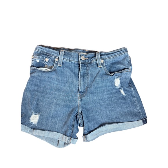 Levi's Pants - Levi's Shorts Womens 29 Blue Denim Distressed 29965-0044